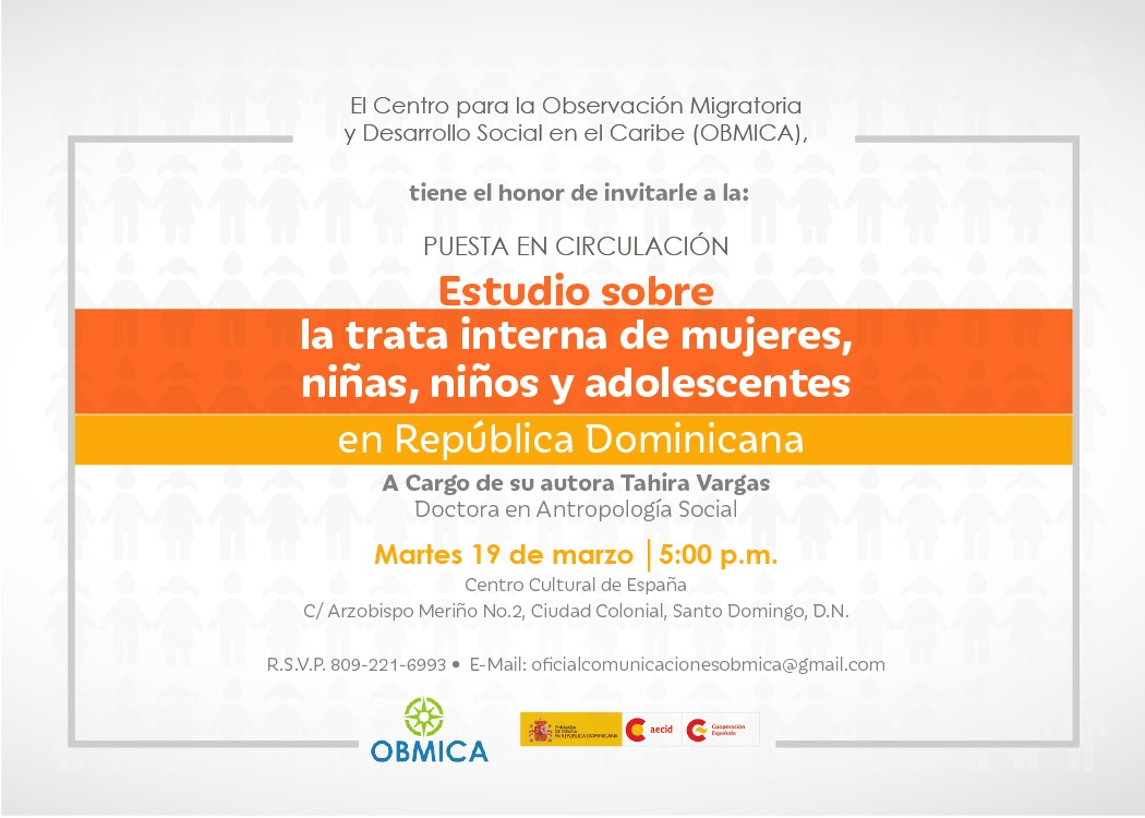 Imagen de OBMICA presenta los resultados de una investigación sobre trata interna, de mujeres, niñas, niños y adolescentes