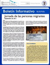 Portada de Boletín, Septiembre 2011