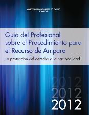 Portada de Guía del Profesional sobre el Procedimiento para el Recurso de Amparo