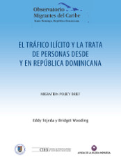 Portada de El tráfico ilícito y la trata de personas desde y en República Dominicana