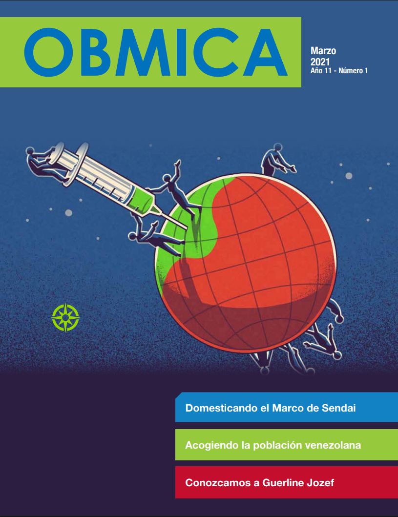 Portada de Boletín OBMICA Marzo de 2021