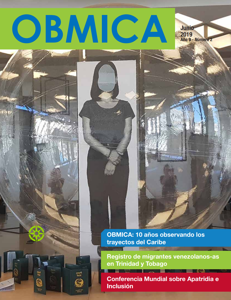 Portada de Boletín OBMICA junio 2019