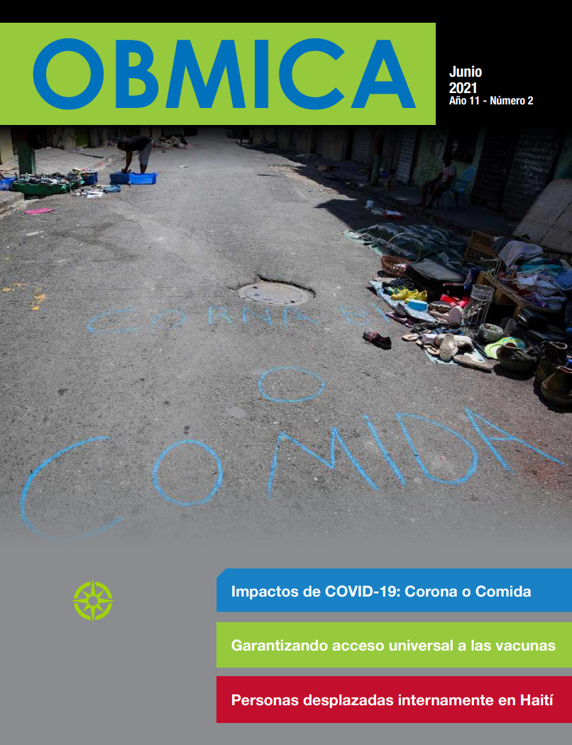 Portada de Boletín OBMICA Junio 2021
