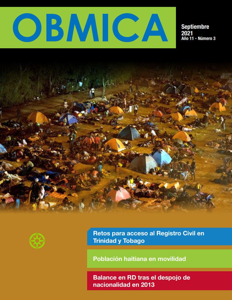 Portada de Boletín Obmica Septiembre 2021