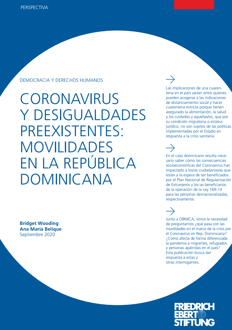 Portada de Coronavirus y desigualdades preexistentes: movilidades en la República Dominicana