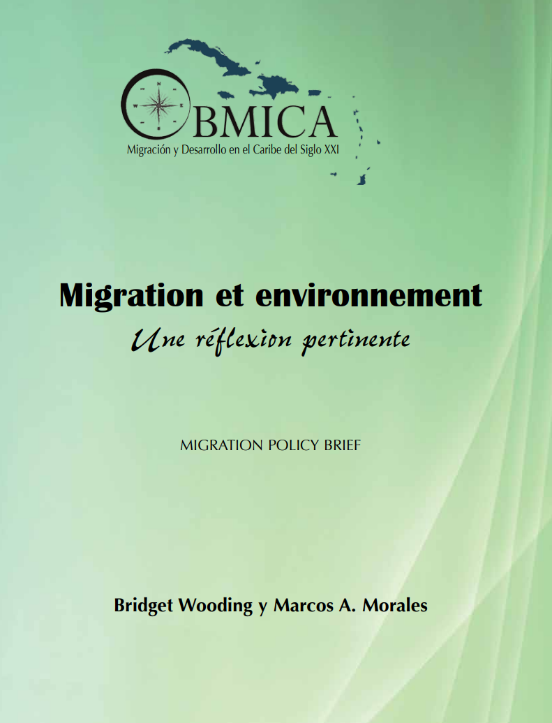 Portada de Migration et environnement. Une réflexion pertinente.